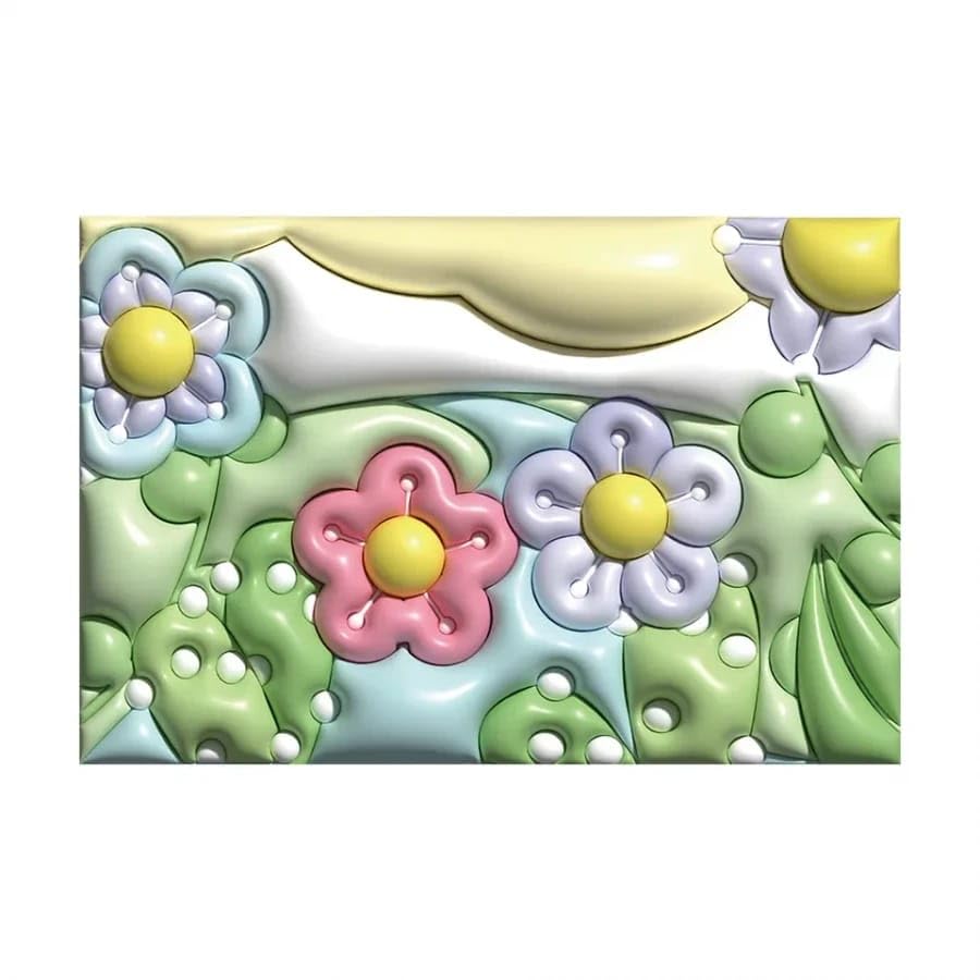 3D Soft Diatom Mud Absorbent Floor Mat 3D Visual Anti-Slip Absorbent Mat Quick Drying Non-Slip Bath Mat Pack of-1