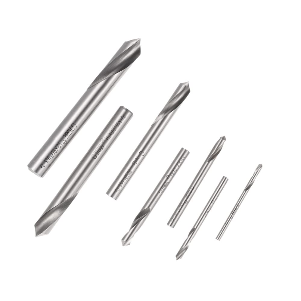 7-Piece M42 HSS Cobalt Spotting Drill Bit Set – Round Shank, 90° Point, Sizes 3mm To 12mm