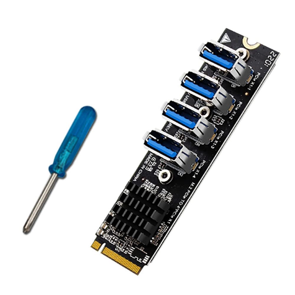 Hub M.2 M-Key PCI-E idéal pour créer une station de mining multi-GPU stable - 8