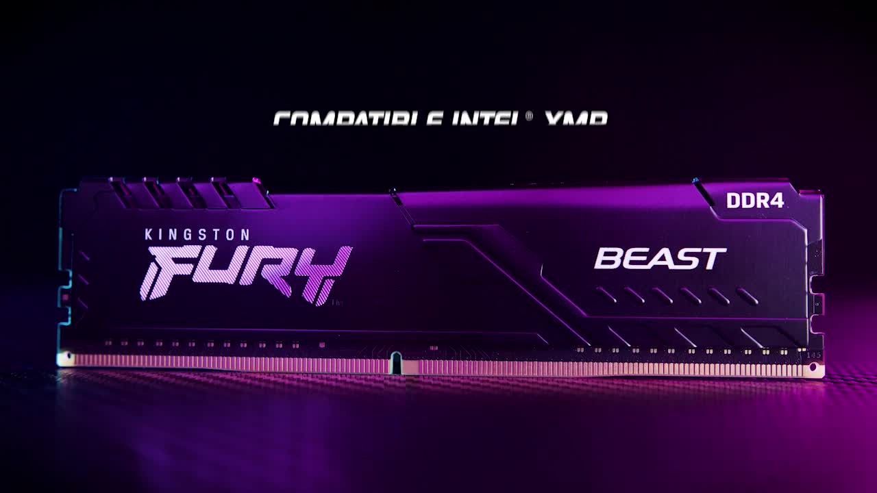 Kingston FURY Beast 64GB (2x32GB) 3200MHz DDR4 CL16 Mémoire Kit