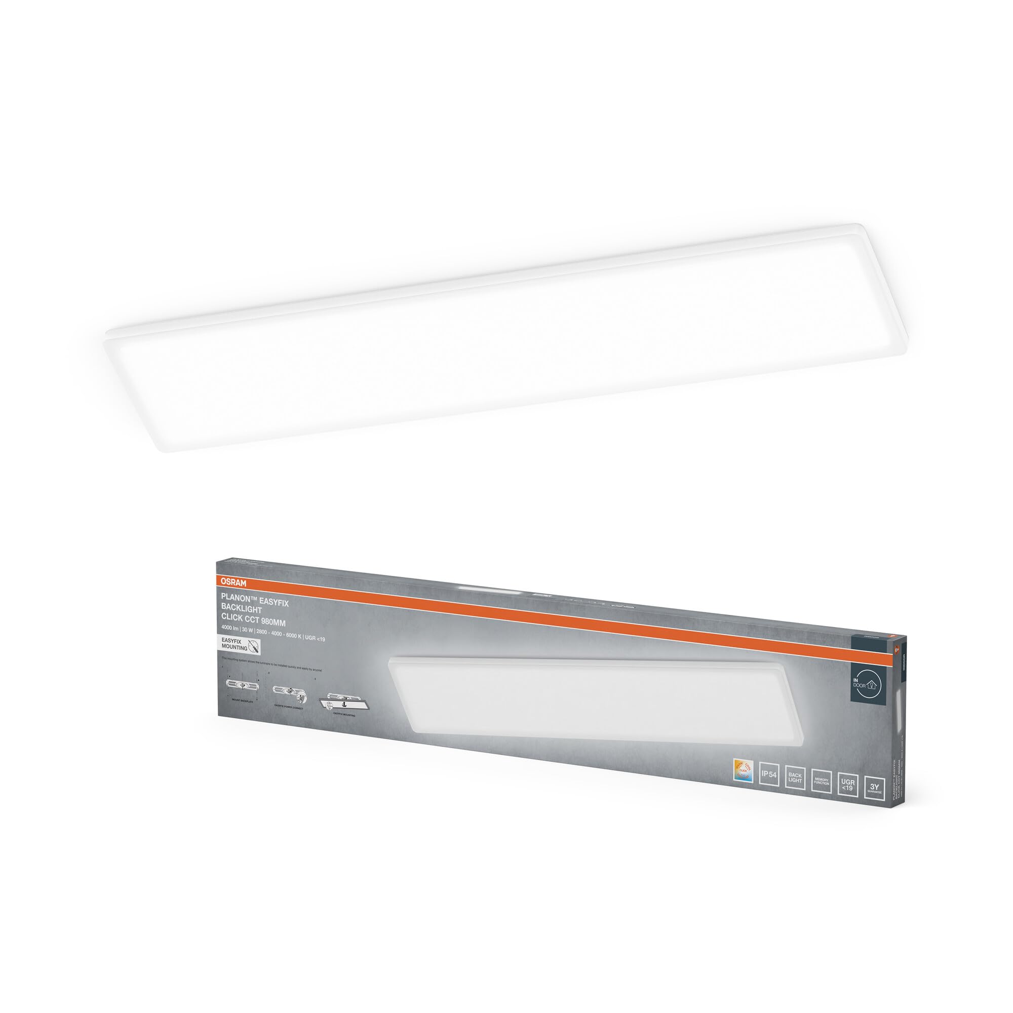 OSRAM panel LED biały, ciepła biel, 2800 K / 4000 K / 6000 K