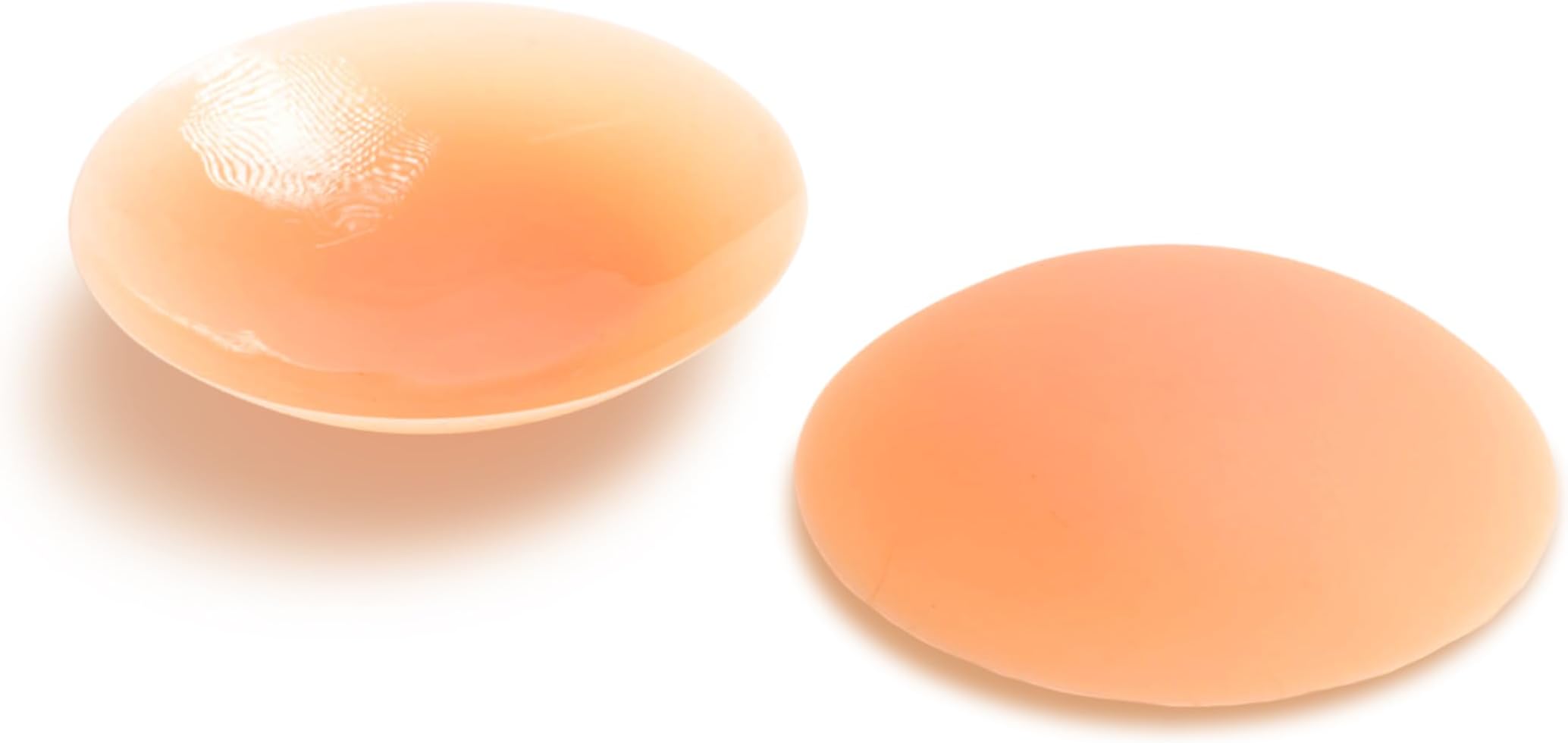 Bare It All Ultra-thin, Adhesive, And Reusable Round Silicone Nipple Covers for Women - Medium & Plus Sizes