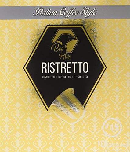 Beo Hive Capsulas Ristretto intensidad 15, Compatible Con Máquina Nespresso,  150 capsulas