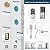 Smart Front Door Lock Set: SMONET Keyless Entry Door Lock with Handle, Front Handle Set Fingerprint Smart Deadbolt Bluetooth Electronic Digital Keypad, Alexa Unlock Silver