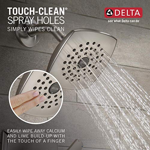 Delta Faucet Ara 14 Series Single-Function Tub and Shower Trim Kit with Single-Spray H2Okinetic Shower Head, Matte Black T14467-BL (Valve Not Included) by DELTA - Image 6