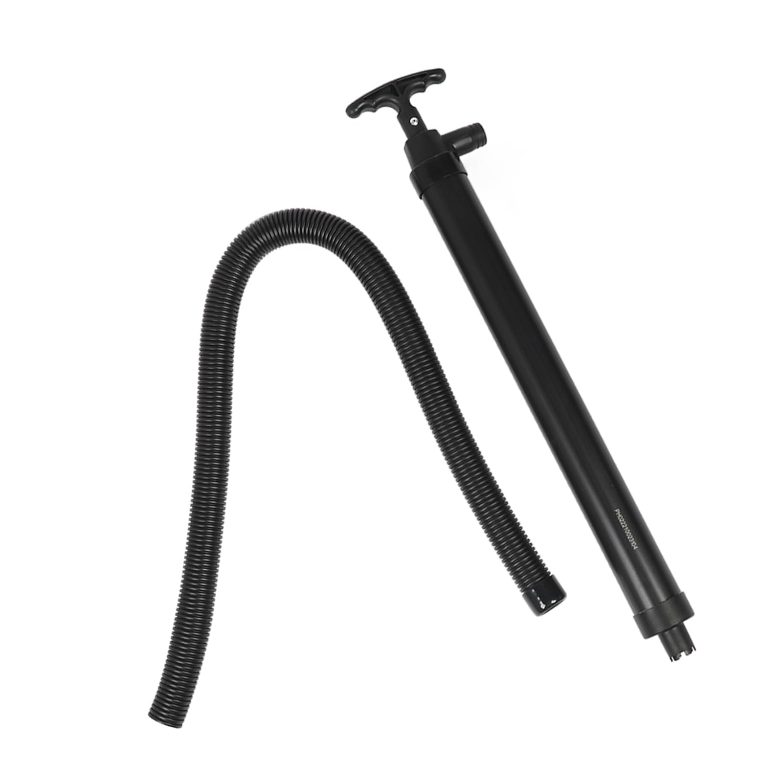 Manuelle Wasserpumpe, Schlauch, Hocheffiziente Manuelle Bilgenpumpe, Multifunktional, Bequemer Griff, Verschleißfest, Ergonomisch für Yachten, Kajaks (BLACK)