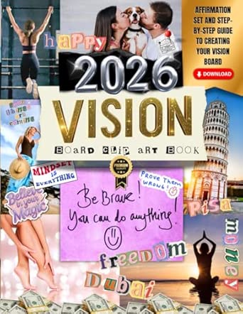 2026 Vision Board clip art Book for Women: 200+ Large, High-Quality ...