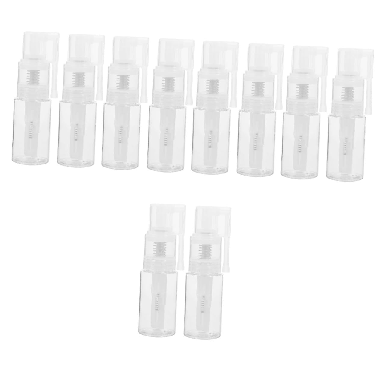 NUOBESTY 5 Ensembles Flacon Pulvérisateur De Poudre Détaillant Sirop Bouteille De Pulvérisation De Poudre Bouteille De Poudre Pulvériseur Rechargeable 2 Pièces * 5