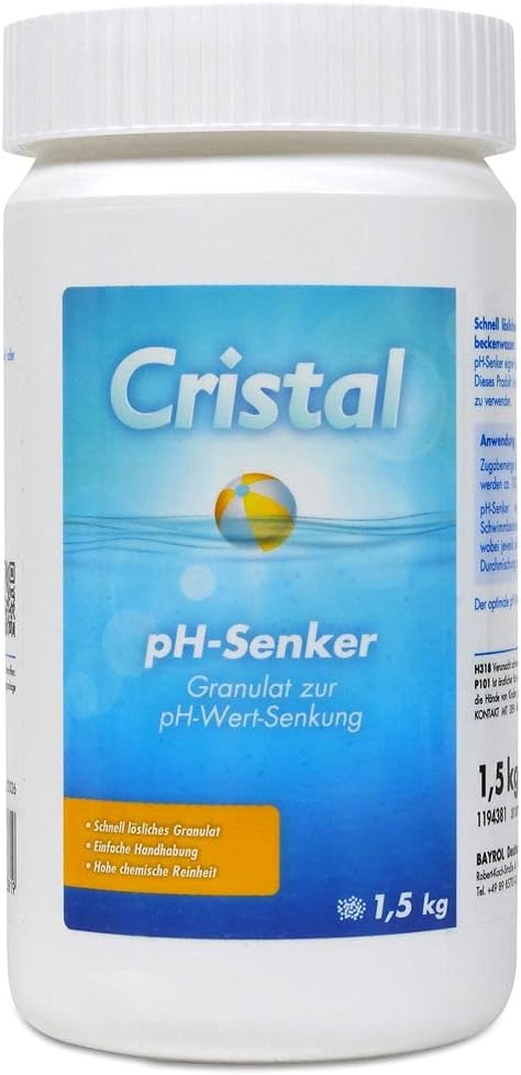 Cristal pH reducer 1.5 kg, 1194381