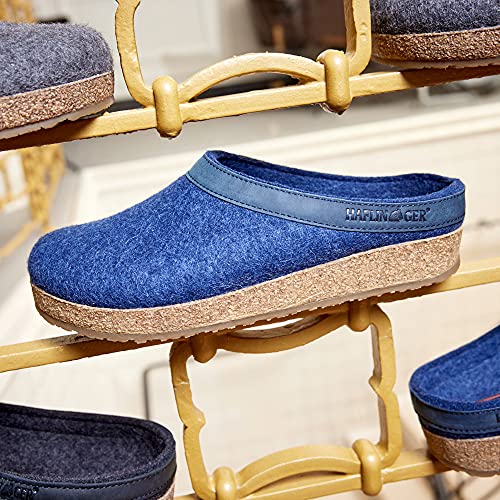 HAFLINGER Unisex's Grizzly Torben Open Back Slippers3