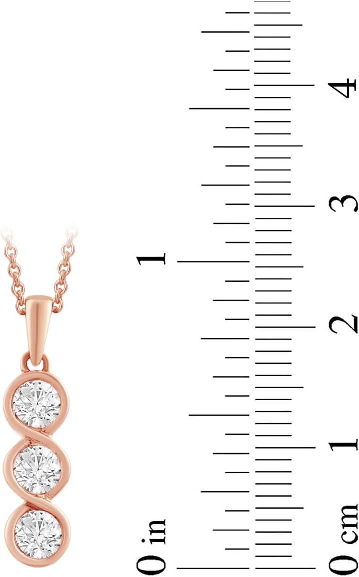 Amazon Essentials Round Pendant Sterling Silver Necklace - Image 3