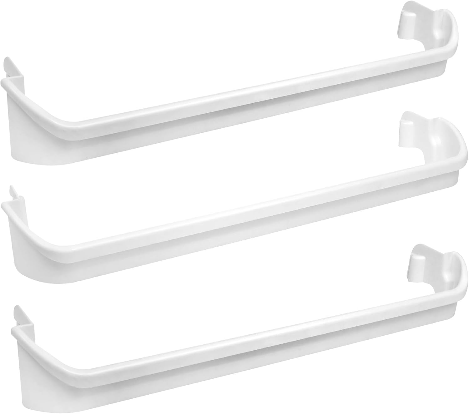 240534701 x1 & 240534901 x2 Refrigerator Door Shelf Retainer Bar Compatible with frigidaire ken-more Door Shelf Replacement Refrigerator Parts Replaces AP3214631 PS734936 948952 AP3214630 PS734935