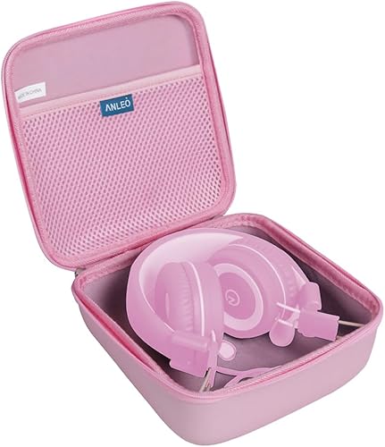 Vista 7 de Anleo Estuche rígido de viaje para auriculares infantiles (negro, solo estuche)