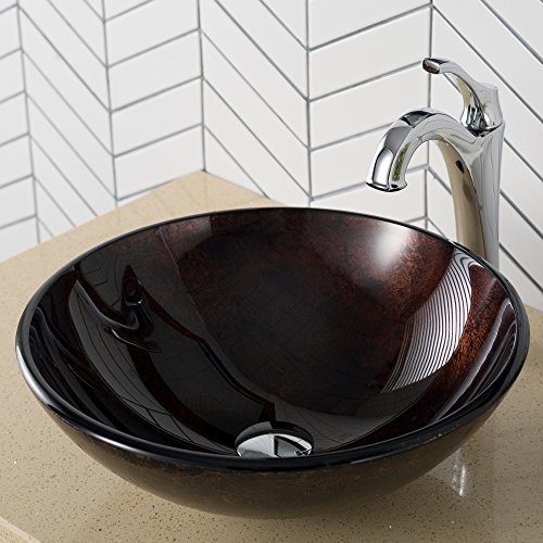 Vasque lavabo en verre Kraus Gv-684 Pluto vasque à poser moderne - 4