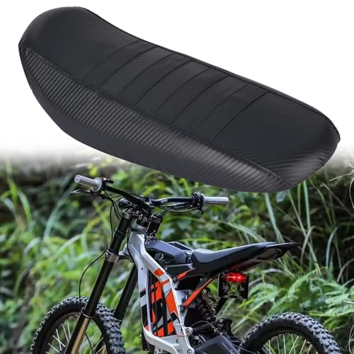Surron Light Bee Electric Dirt Bike Seat with Cover Waterproof Complete Seat Assembly Compatible with Sur Ron Light Bee S/X Segway X160/X260 Black