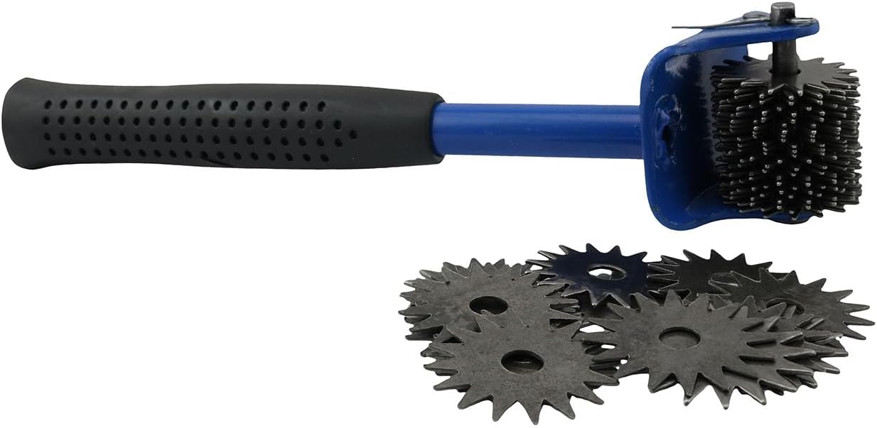 Hand Held Grinding Wheel Dresser with 40 Blades Set Hand Tool Accessories Suitable for Removing Debris and Polishing/Refinishing Worn Surfaces