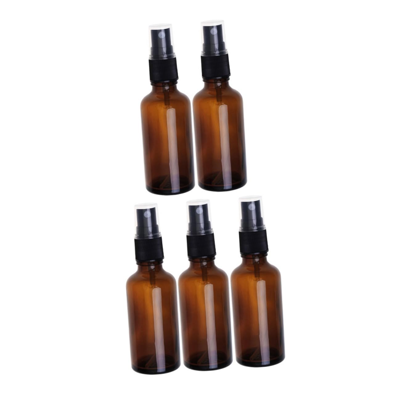 Generic5pcs Glass Spray Bottle Small Spray Bottles Amber Spray Bottles Bulk Glass Mist Spray Bottle Fine Mist Sprayers Fine Mist Atomizers Empty Spray Travel Cleaning Bottle Portable