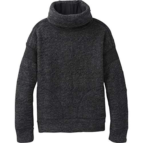 Prana Women's Crestland Pullover Athletic Sweaters, X-Small, Charcoal Heather #TOP1