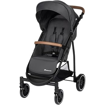 Bebeconfort Ingenious Compact Comfort Pushchair with Reclining Position From Birth to 4 Years up to 22 kg Mineral Graphite