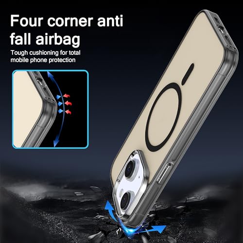 Coque iPhone 15 Plus MagSafe S. Tedazo noire haute résistance