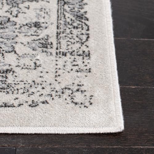 Tapete decorativo SAFAVIEH 5'3" x 7'7" Beige y gris miniatura 4