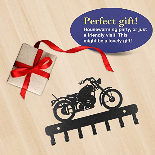 Image of Sehaz Artworks Metal Key Holder for Home Decor Stylish Without Drill 27x16 | Key Holder For Home Without Drill, Key Stand For Wall, Key Holder Wall Mount, Key Hangers For Wall, Keychain Holder For Wall