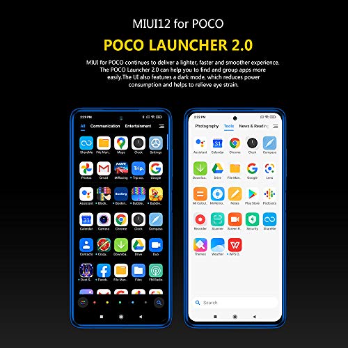 Xiaomi-Poco-X3-6GB-RAM-64GB-ROM-Smartphone-Qualcomm-Snapdragon-732G-64MP-Camara-Trasera-Cuadruple-Autofoto-Camara-20MP-AI-NFC-Telefono-Movil-Blue