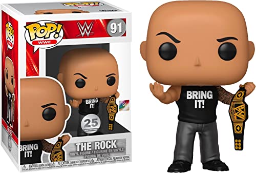 Funko Pop! Wwe The Rock 3.75&Quot; Entertainment Earth Exclusive Vinyl Figure (#91)