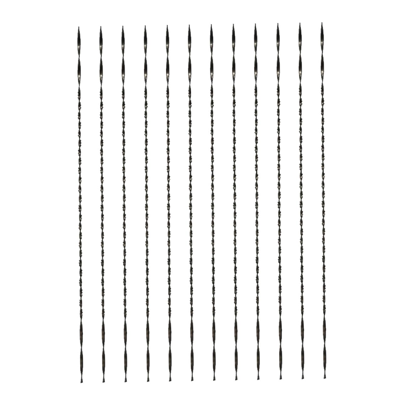 Kisangel 12pcs Mini U-Shaped Spiral Teeth Scroll Saw Blades Set for DIY Craft Tools Hand Saw Accessories