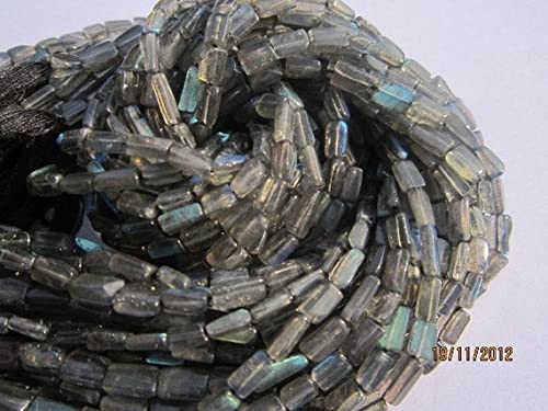 Labradorite cube gemstone beads 13 inch pour la fabrication de colliers en pierres naturelles