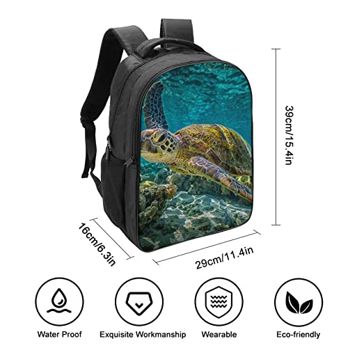 Mochila fresca de tortuga animal con compartimento amplio 2
