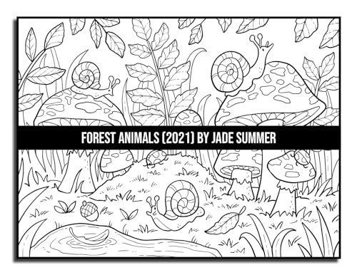 Forest Animals: An Adult Coloring Book with 50 Adorable Images of Woodland Creatures, Beautiful Flowers, Nature Scenes, and More! - Image 27