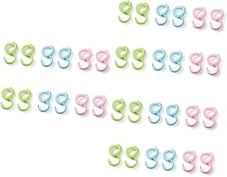 S Shaped Hook 18 Pcs Bag Hook s Shaped Hook Type Hook Lock Hook Wardrobe Hook s-Hook Windproof Type Hook