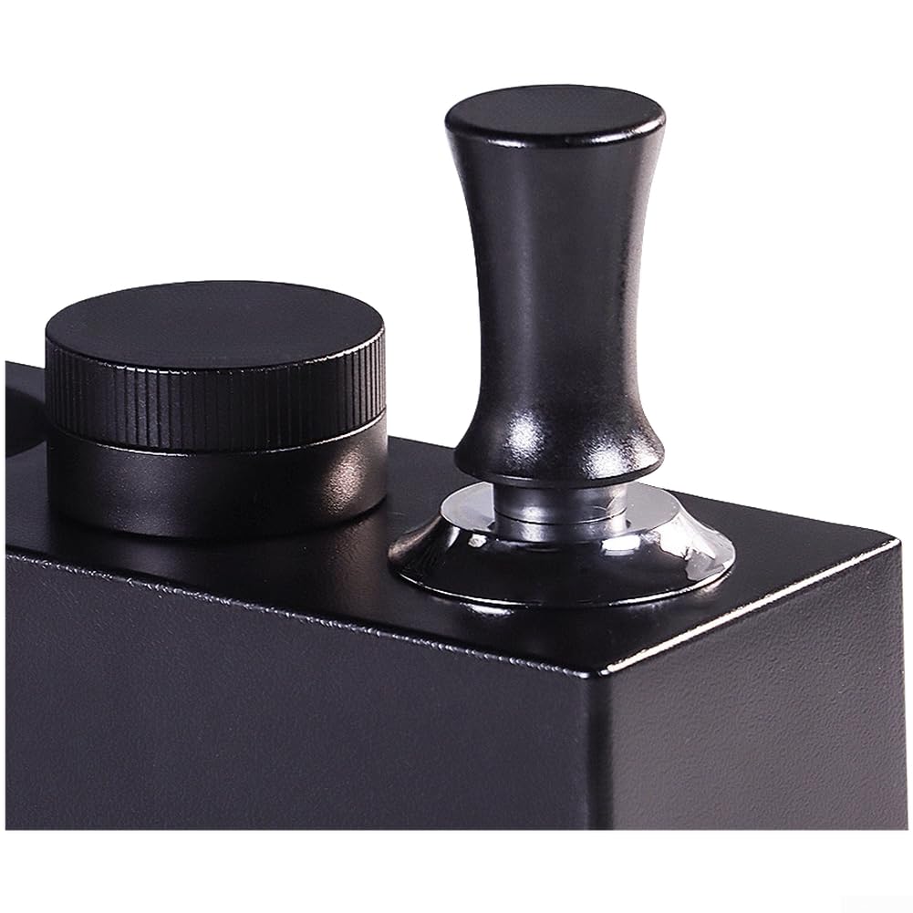 Distributore per caffè per professionale Base 51mm Acciaio Distributore(Black 58mm+Thread)