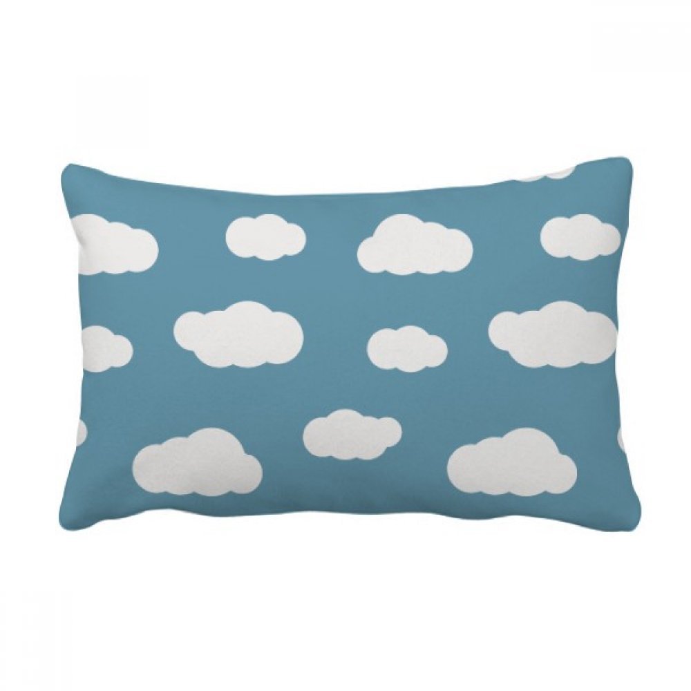 Coussin oreiller lombaire nuage blanc, une idée cadeau déco canapé originale
