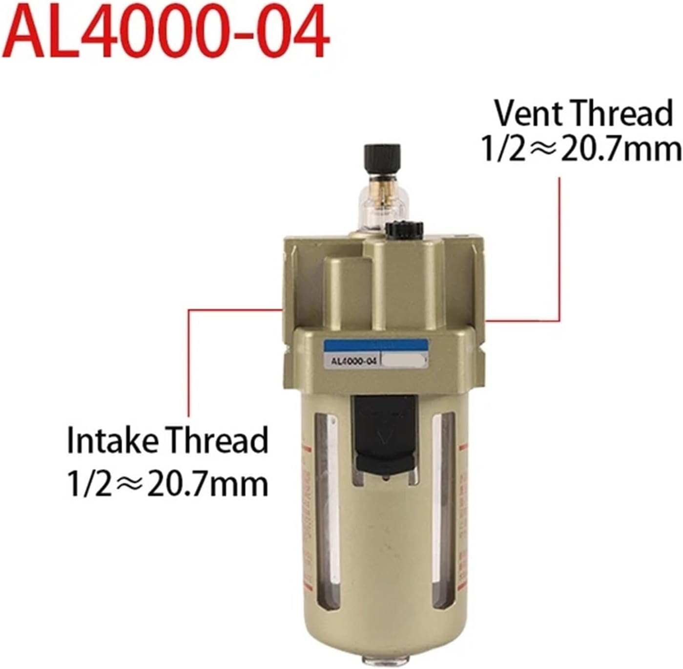 AL4000-04, AL4000-06 Source Processing Unit Pneumatic Lubricator Oil Mist Air Lubricator Pneumatic Filter Pneumatic Compressor(AL4000 04)