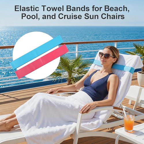 16Pcs Cruise Ship Essentials, Travel Cruise Must Haves with Power Plug Adapter, Includes Waterproof Phone Pouches, Luggage Tags, Lanyard Card Holders, Towel Bands for Beach Chair and Magnetic Hooks - image 6