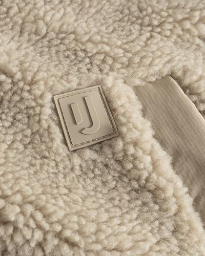 Johnny Urban Teddyjacke Damen & Herren Beige - Carson - Unisex Sherpa Fleecejacke für Herbst & Winter - Outdoor Teddy Jacke Warm - Warme Übergangsjacke