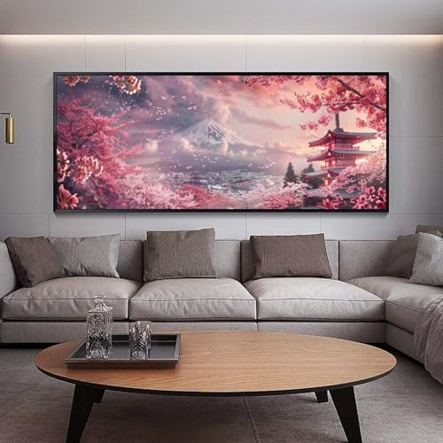 Diamond painting style japonais B42 canevas géant pour illuminer votre decoration interieure