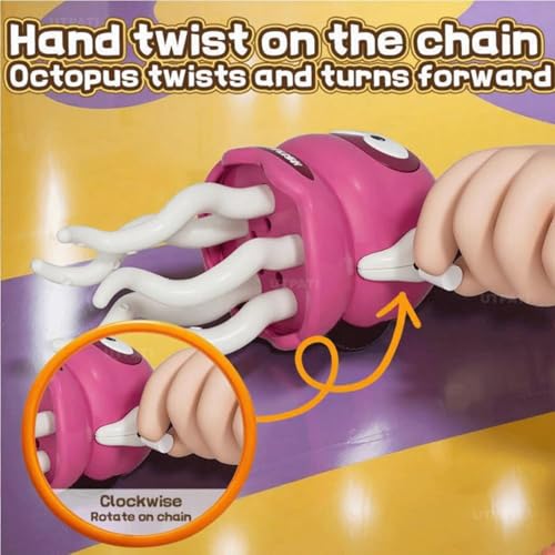 Image of Chicken Toys for Kids, Swinging Chain String Magnetic Hen with Chick Learning to Crawl Spring Toy, Crawling Wind-up Duck, Walking Chicken Cute Windup Toy for Boys Girls Toddler