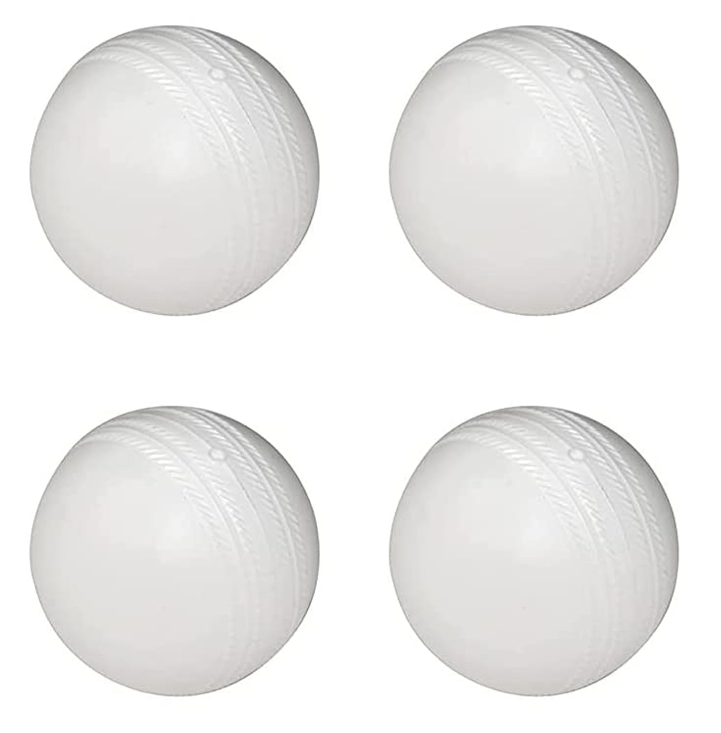 80 gm Heavy Plastic Cricket Training Balls for Indoor and Outdoor Cricket Game (Pack of 4)-image-8