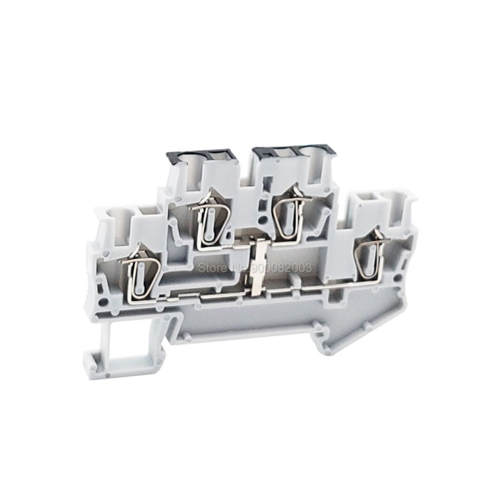 5 pezzi STTB 2.5-PV collegamento equipotenziale a doppio livello connettore su guida DIN filo elettrico morsettiera a molla ST 2.5mm²(Orange)