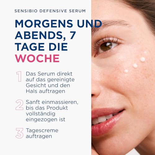 BIODERMA Sensibio Défensive Serum - reduziert Falten und feine Linien - wirkt gegen Entzündungen durch Umwelteinflüsse - empfindliche Haut… – Ansicht 6