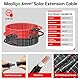 Maoligo 4mm² Solarkabel 1/2/3/5/10M Paar, H1Z2Z2-K Solar Verlängerungkabel mit Solarstecker,1000V, 30A, Werkzeugloses Lösen, Rot&Schwarz (4mm²3M)