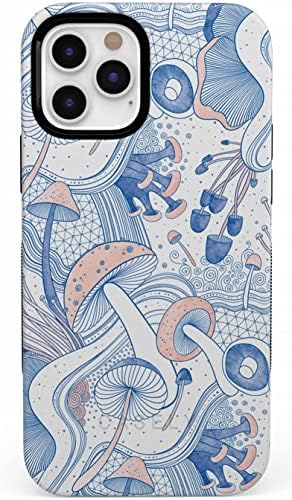 Casely iPhone 12/12 Pro Floral Case | Compatible with MagSafe | The Fun Guy | Enchanted Forest Mushroom Case