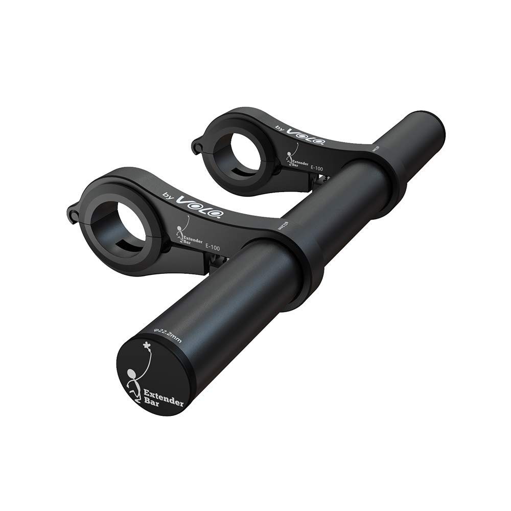 Volo Extender Bar Stable Durable Aluminum Bike Handlebar Extender Cycling Extension Mount Holder for Bike Mounts Bracket for Holding Bicycle Speedometer Phone Holder GPS Bicycle Bag 223mm