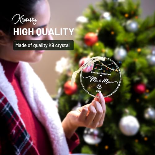 Weddinggiftsforcouplefirstchristmasasmrmrs2024ornamentcrystal3marriedornamentfornewlywedsbridemrmrsgiftbridalshowergiftweddingkeepsakewithgiftbox Urban Country Home Decor Wedding gifts for couple first christmas as mr mrs 2024 ornament crystal 3 married ornament for newlyweds bride mr mrs gift bridal shower gift wedding keepsake with gift box urban country home decor