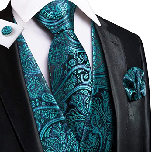 Set de corbata skinny y chaleco para hombre miniatura 3