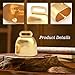 8 Pack Cow Horse Sheep Grazing Copper Bells, Small Metal Brass Bells, Loud Ringing Cowbell Noisemakers, Hanging Jingle Bell for Animal Pet Collar Doors Crafts Christmas Wedding Decor (Gold)