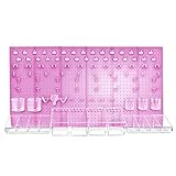 Azar Displays 900988-PNK 125-PIECE PEGBOARD ORGANIZER KIT (2-24''X 24'')', Pink